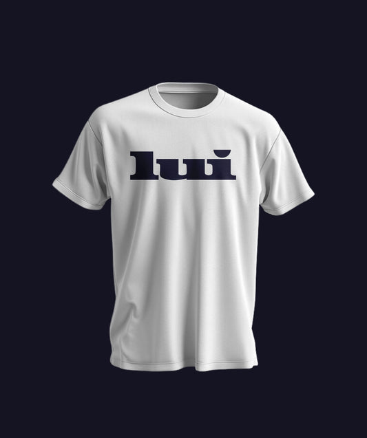 T-shirt GIGI  manches courtes Blanc & Bleu marine